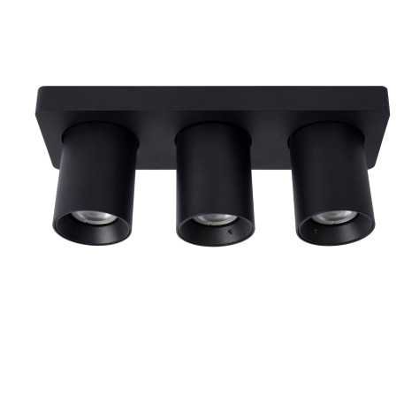 NIGEL - Spot plafond - LED Dim to warm - GU10 - 3x5W 2200K/3000K - Noir