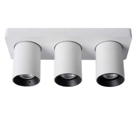 NIGEL - Spot plafond - LED Dim to warm - GU10 - 3x5W 2200K/3000K - Blanc