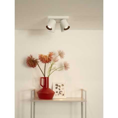 NIGEL - Spot plafond - LED Dim to warm - GU10 - 4x5W 2200K/3000K - Blanc