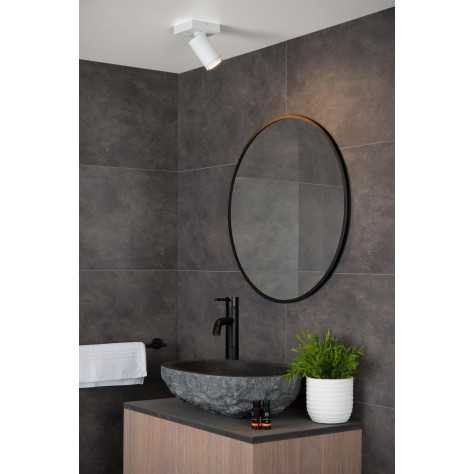 TAYLOR - Spot plafond Salle de bains - LED Dim to warm - GU10 - 1x5W 2200K/3000K - IP44 - Blanc