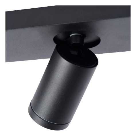 TAYLOR - Spot plafond Salle de bains - LED Dim to warm - GU10 - 2x5W 2200K/3000K - IP44 - Noir