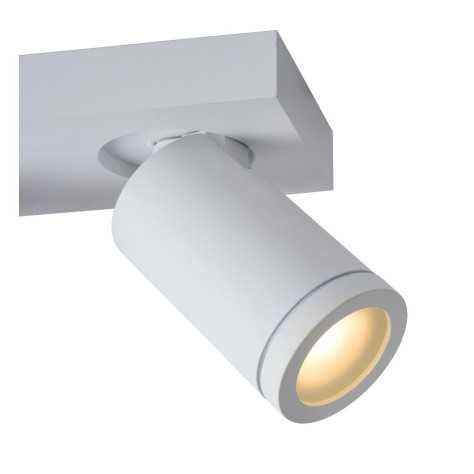 TAYLOR - Spot plafond Salle de bains - LED Dim to warm - GU10 - 3x5W 2200K/3000K - IP44 - Blanc