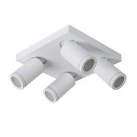 TAYLOR - Spot plafond Salle de bains - LED Dim to warm - GU10 - 4x5W 2200K/3000K - IP44 - Blanc 2