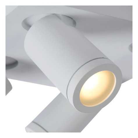 TAYLOR - Spot plafond Salle de bains - LED Dim to warm - GU10 - 4x5W 2200K/3000K - IP44 - Blanc