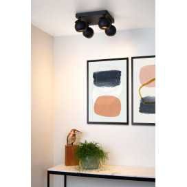 FAVORI - Spot plafond - 4xGU10 - Noir 2