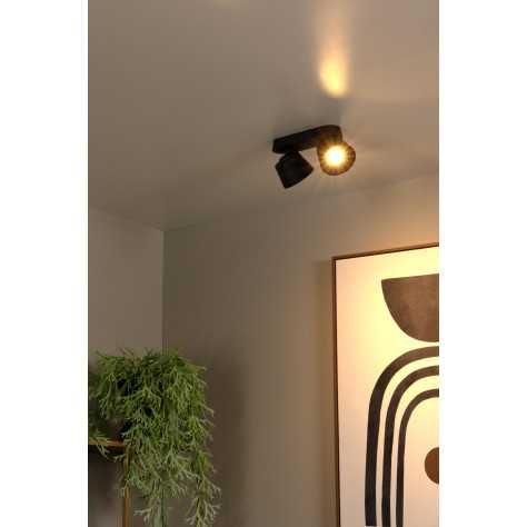 TRIGONO - Spot plafond - 2xGU10 - Noir