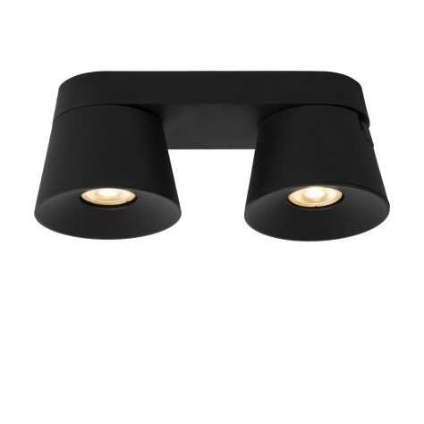 TRIGONO - Spot plafond - 2xGU10 - Noir