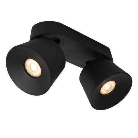 TRIGONO - Spot plafond - 2xGU10 - Noir