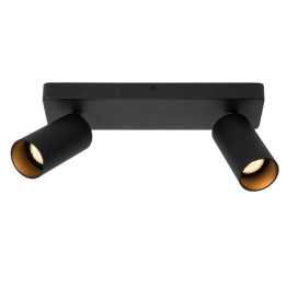 CLUBS - Spot plafond - 2xGU10 - Noir