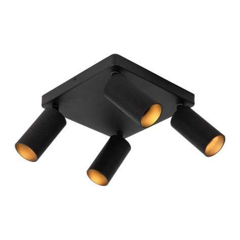 CLUBS - Spot plafond - 4xGU10 - Noir