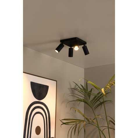 CLUBS - Spot plafond - 4xGU10 - Noir