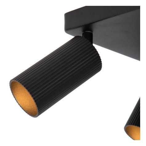 CLUBS - Spot plafond - 4xGU10 - Noir