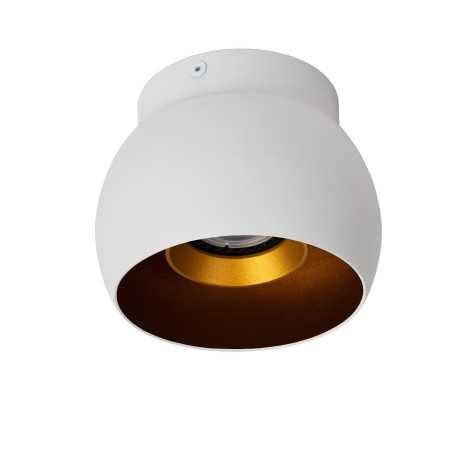 TORBEN - Spot plafond - Ø 12,5 cm - 1xGU10 - Blanc