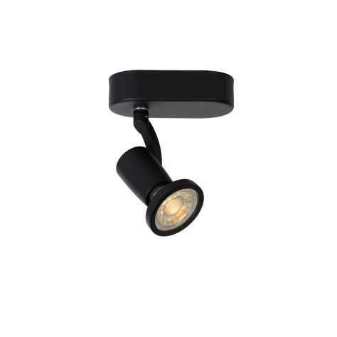 JASTER-LED - Spot plafond - LED - GU10 - 1x5W 2700K - Noir