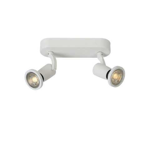 JASTER-LED - Spot plafond - LED - GU10 - 2x5W 2700K - Blanc