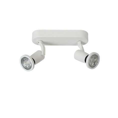 JASTER-LED - Spot plafond - LED - GU10 - 2x5W 2700K - Blanc