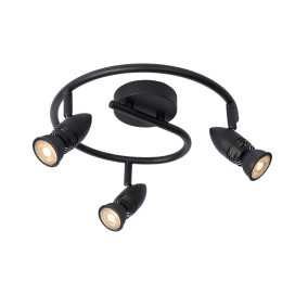 CARO - Spot plafond - Ø 31 cm - 3xGU10 - Noir