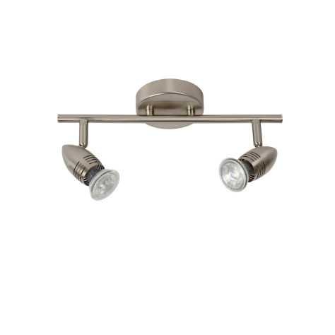 CARO-LED - Spot plafond - LED - GU10 - 2x5W 2700K - Chrome Dépoli