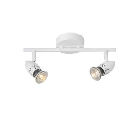 CARO-LED - Spot plafond - LED - GU10 - 2x5W 2700K - Blanc