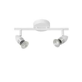 CARO-LED - Spot plafond - LED - GU10 - 2x5W 2700K - Blanc 2