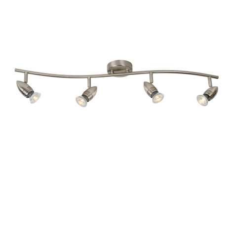 CARO-LED - Spot plafond - LED - GU10 - 4x5W 2700K - Chrome Dépoli