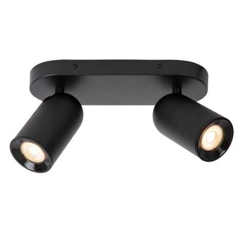 PUNCH - Spot plafond - 2xGU10 - Noir