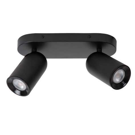 PUNCH - Spot plafond - 2xGU10 - Noir