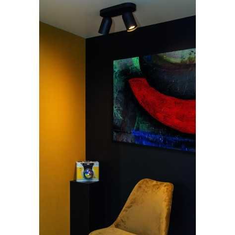 PUNCH - Spot plafond - 2xGU10 - Noir