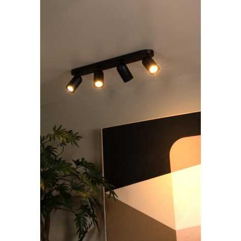 PUNCH - Spot plafond - 4xGU10 - Noir