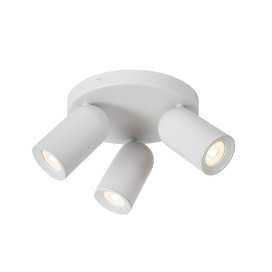 PUNCH - Spot plafond - Ø 21 cm - 3xGU10 - Blanc