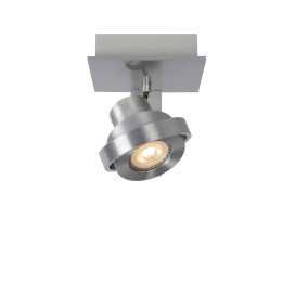 LANDA - Spot plafond - LED Dim to warm - GU10 - 1x5W 2200K/3000K - Chrome Dépoli