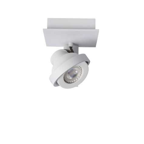 LANDA - Spot plafond - LED Dim to warm - GU10 - 1x5W 2200K/3000K - Blanc