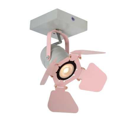 PICTO - Spot plafond Chambres d'enfant - 1xGU10 - Rose