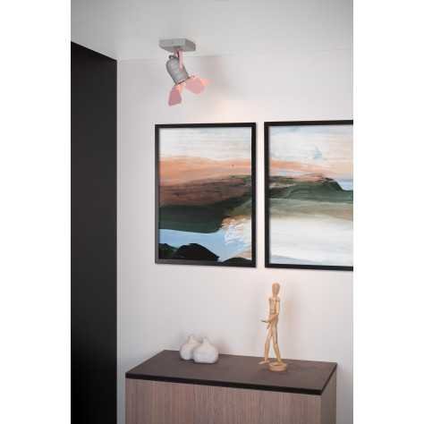 PICTO - Spot plafond Chambres d'enfant - 1xGU10 - Rose