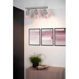 PICTO - Spot plafond Chambres d'enfant - 3xGU10 - Rose 2