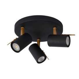 GRONY - Spot plafond - LED Dim to warm - GU10 - 3x5W 2200K/3000K - Noir 2