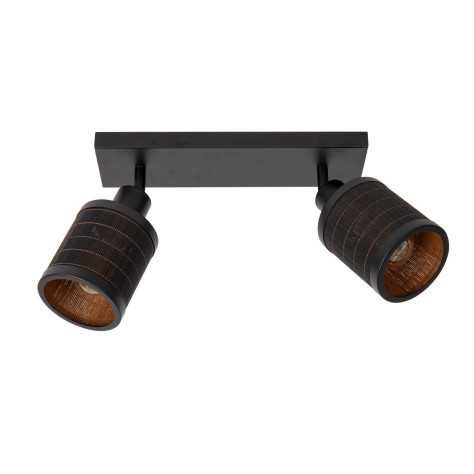 TAGALOG - Spot plafond - 2xE27 - Noir