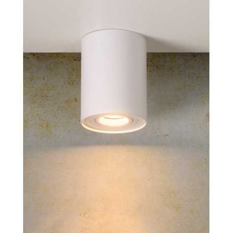 TUBE - Spot plafond - Ø 9,6 cm - 1xGU10 - Blanc