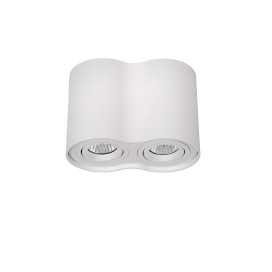 TUBE - Spot plafond - 2xGU10 - Blanc 2