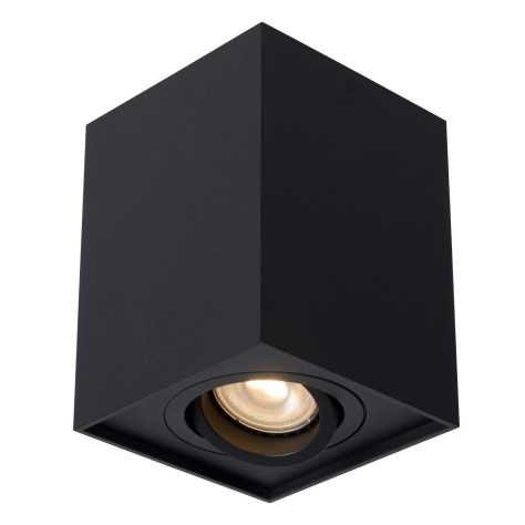 TUBE - Spot plafond - 1xGU10 - Noir