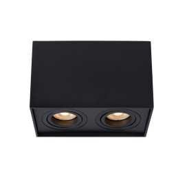 TUBE - Spot plafond - 2xGU10 - Noir