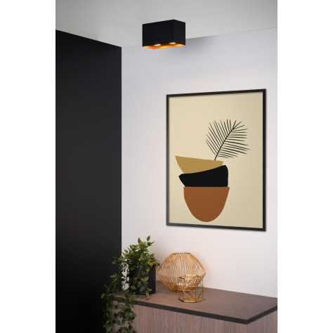 BIDO - Spot plafond - 2xGU10 - Noir