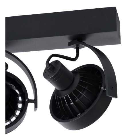 DORIAN - Spot plafond - LED Dim to warm - GU10 (ES111) - 2x12W 2200K/3000K - Noir