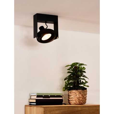 GRIFFON - Spot plafond - LED Dim to warm - GU10 (ES111) - 1x12W 2200K/3000K - Noir