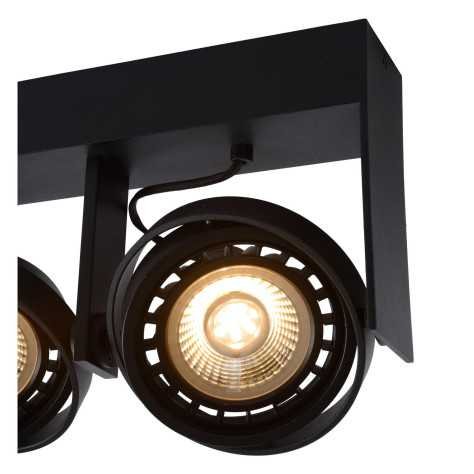 GRIFFON - Spot plafond - LED Dim to warm - GU10 (ES111) - 2x12W 2200K/3000K - Noir