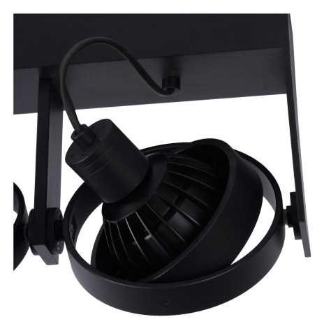 GRIFFON - Spot plafond - LED Dim to warm - GU10 (ES111) - 2x12W 2200K/3000K - Noir