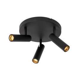 GRADO - Spot plafond - Ø 25 cm - 3xGU10 (MR11) - Noir