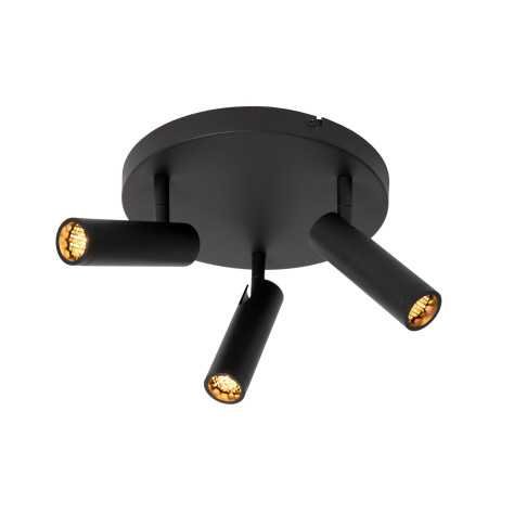 GRADO - Spot plafond - Ø 25 cm - 3xGU10 (MR11) - Noir