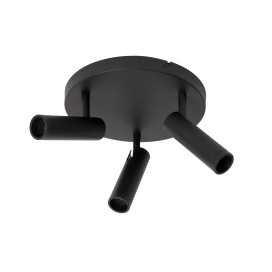 GRADO - Spot plafond - Ø 25 cm - 3xGU10 (MR11) - Noir 2