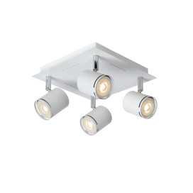 RILOU - Spot plafond - LED Dim. - GU10 - 4x5W 3000K - Blanc